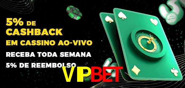 Promoções do cassino ao Vivo VIPBET
